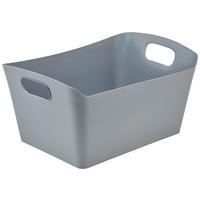 Aufbewahrungsbox Amra Stapelbar Kunststoff 15l - Dunkelgrau, Basics, Kunststoff (47/30/24cm) - Homezone