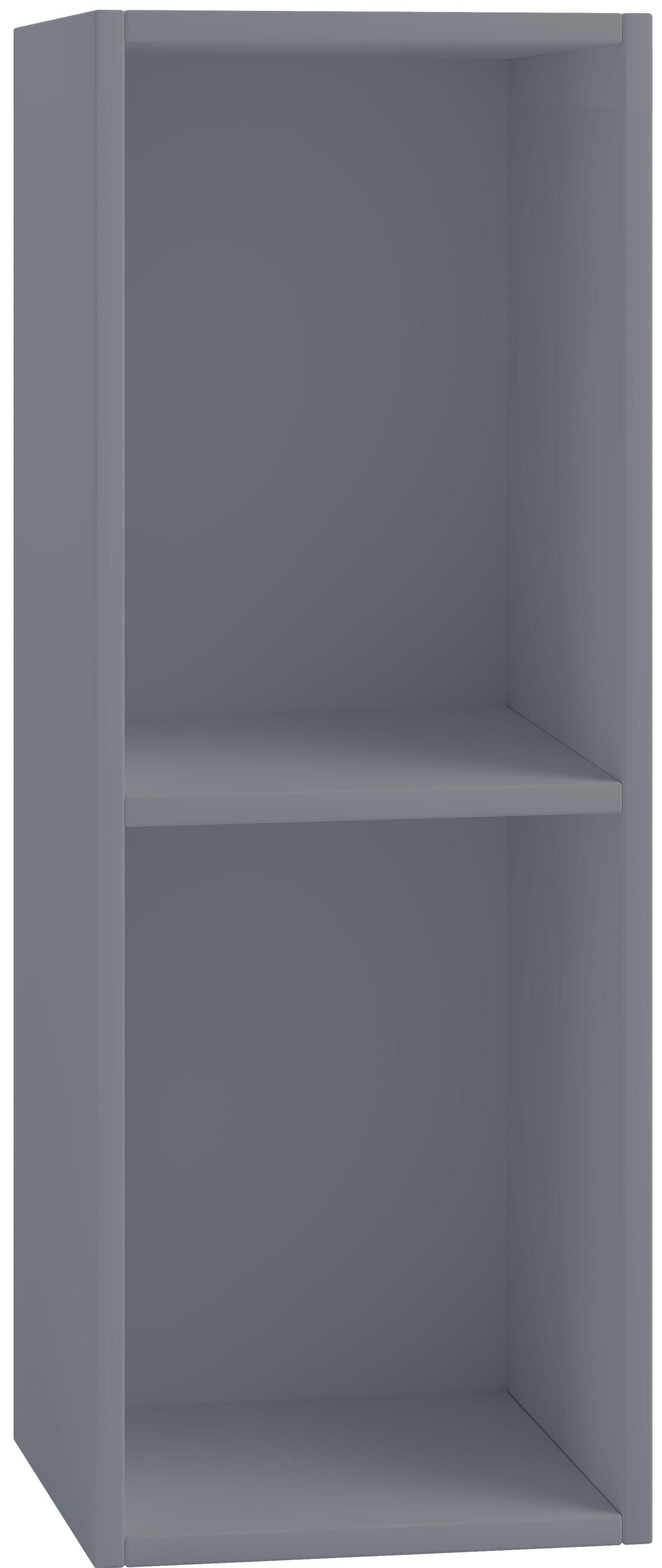 Schallplattenregal Platto 2-Fach - Grau, Basics, Holzwerkstoff (34/72/30cm) - MID.YOU