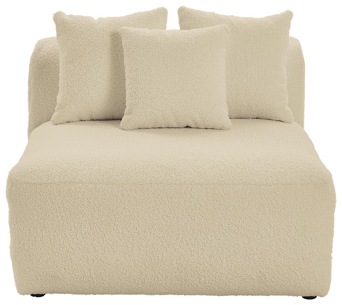 Modul Sofa Bloom 2er Sofa B: 100 Cm Beige - Beige, Trend, Textil (100/70/122cm) - Livetastic