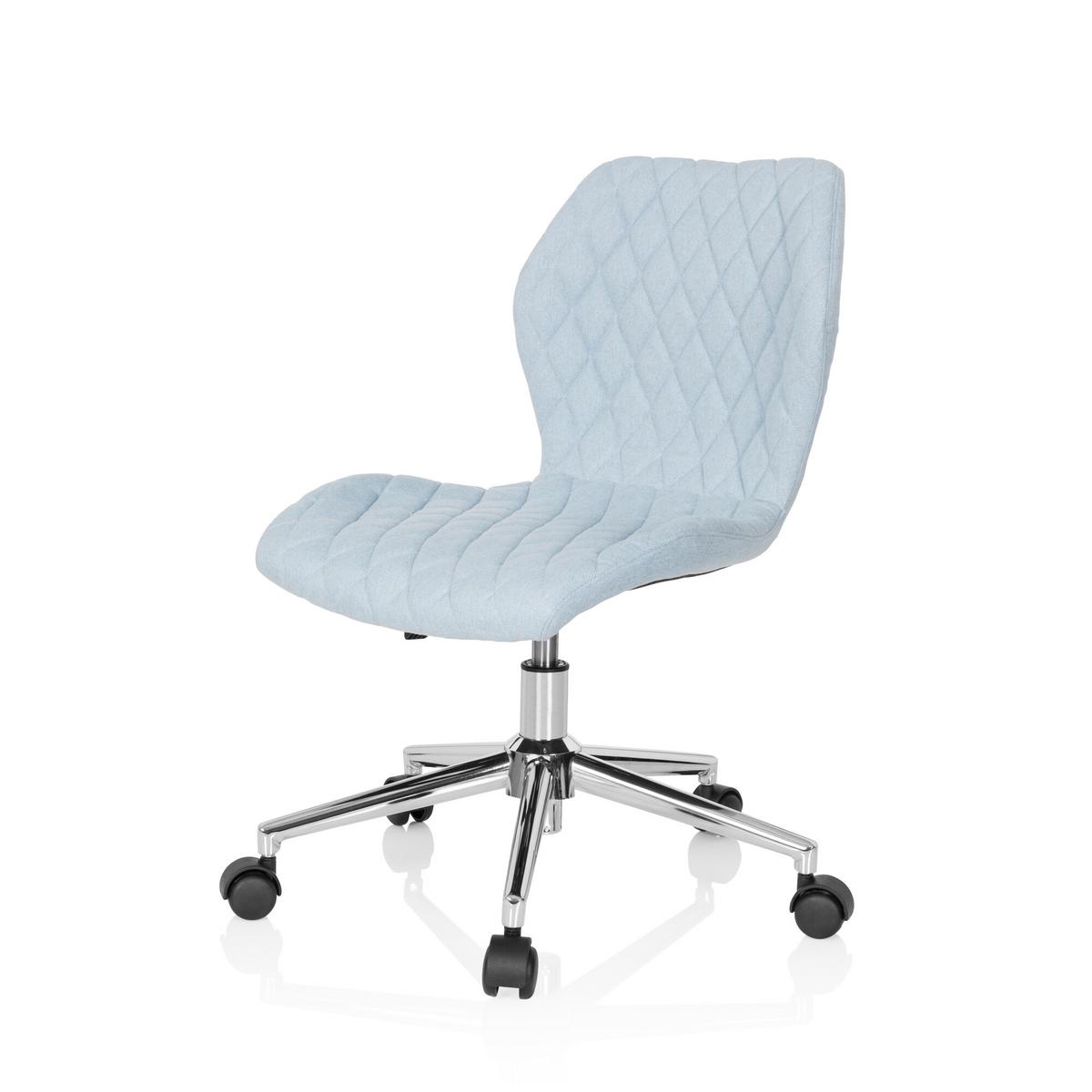 Jugenddrehstuhl Joy Ii Hellblau - Hellblau, Basics, Kunststoff/Textil (47/73-83/43cm) - MID.YOU