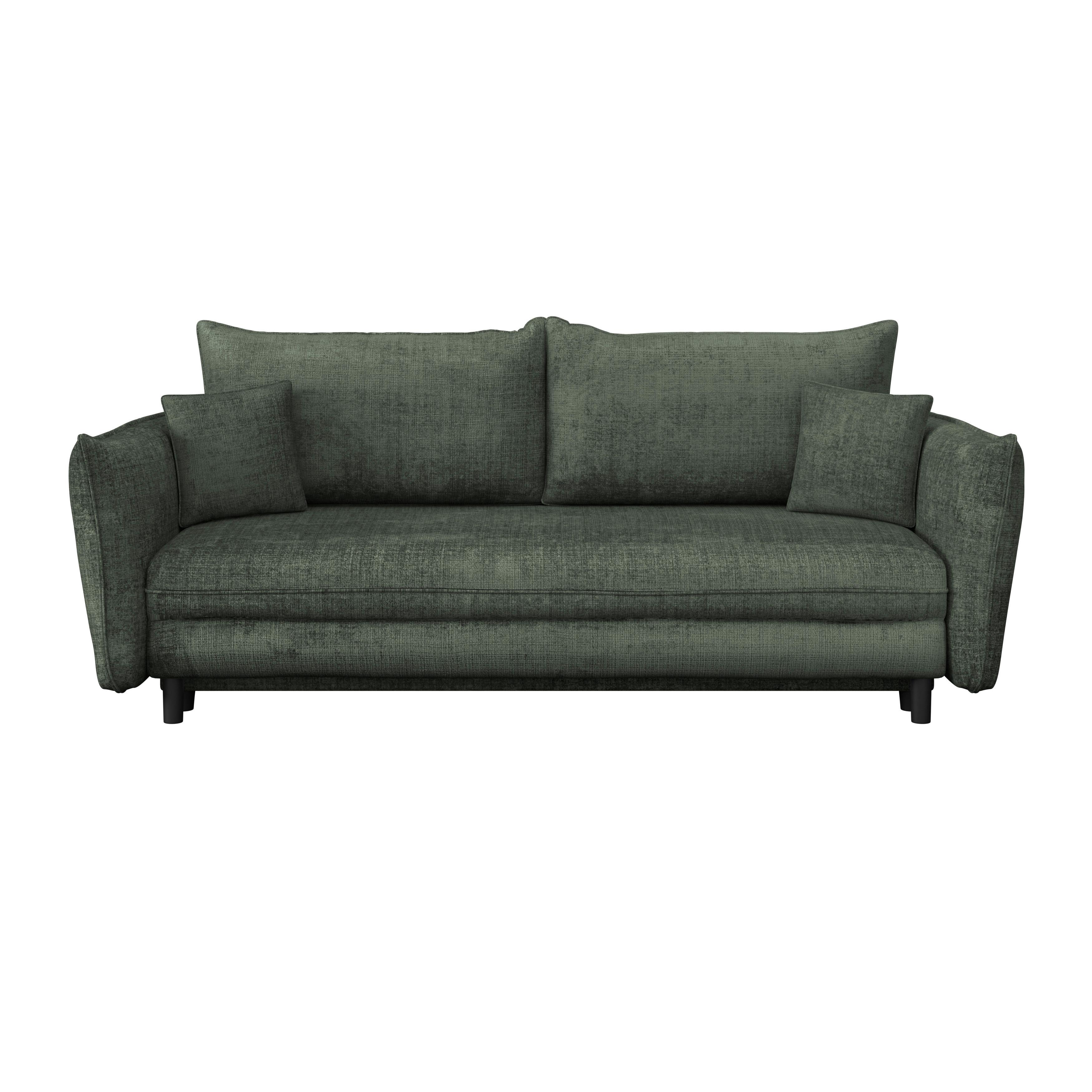 3-sitzer-sofa Mit Schlaffunktion Kairo Grün