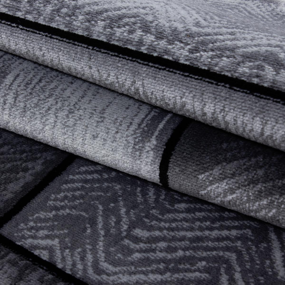 Webteppich Anthrazit Naturfaser Plus Black 80x150cm - Schwarz, KONVENTIONELL, Textil (80/150cm) - Novel