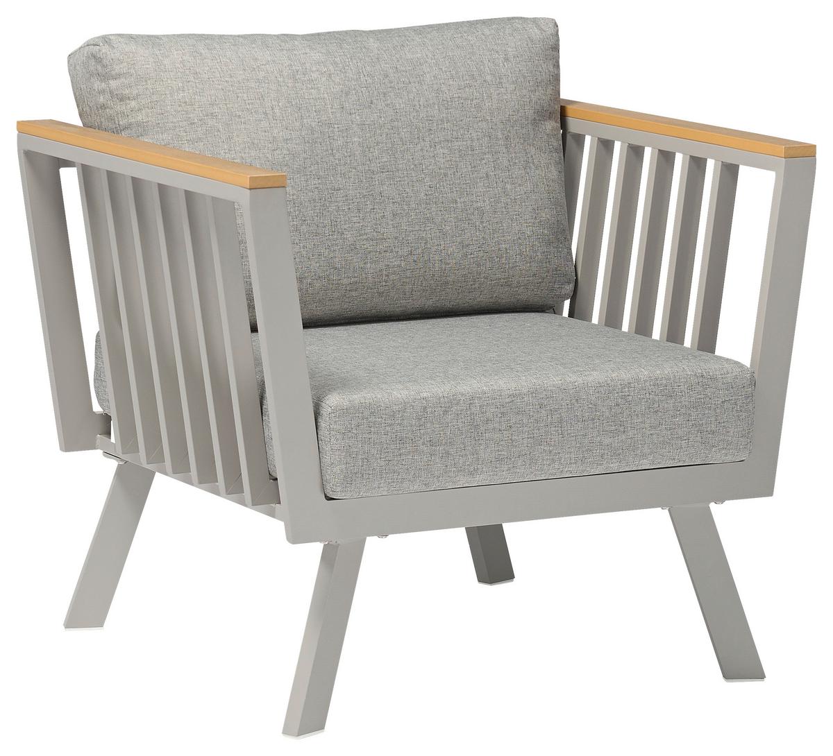 Loungegarnitur Gondola - Taupe/Grau, MODERN, Kunststoff/Textil (175/70/72cm) - Acamp