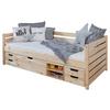 Stauraumbett Naomi - Naturfarben, MODERN, Holz (90/200cm) - MID.YOU