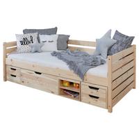 Stauraumbett Naomi - Naturfarben, MODERN, Holz (90/200cm) - MID.YOU