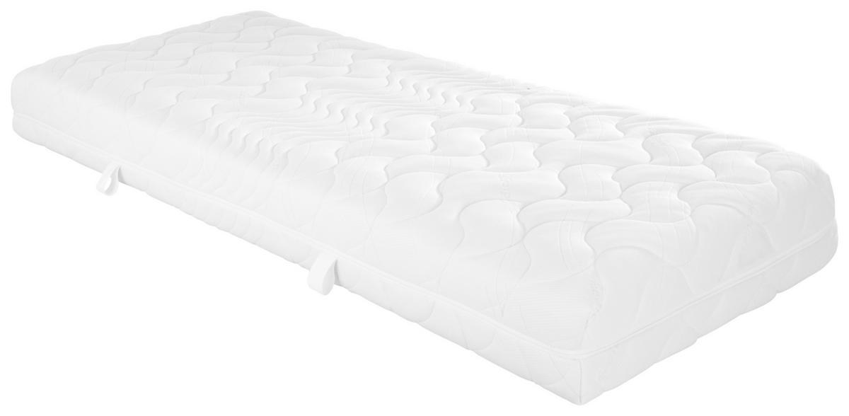Matrace z PUR pěny SIENA 90x200cm, H3, V:22cm - bílá, textil (90/200cm) - Bessagi Home