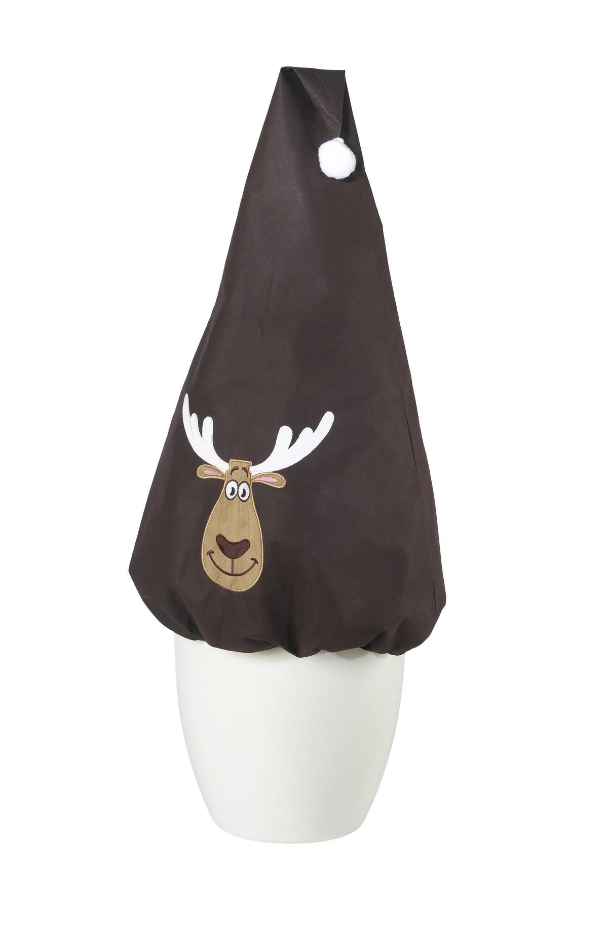 OCHRANNÝ OBAL NA RASTLINY VIANOČNÁ - hnedá/sivá, plast (90/110cm) - Modern Living