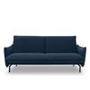Schlafsofa Blau B: 234 Cm - Blau/Schwarz, Design, Textil (234/102/95cm) - MID.YOU
