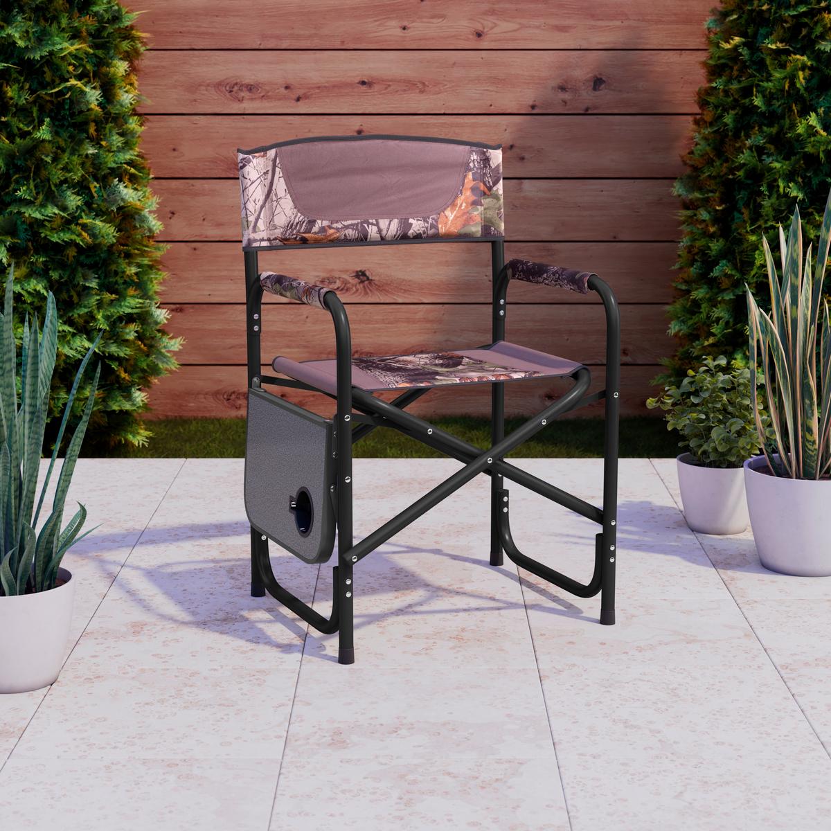 KEMPINGOVÉ KRESLO WILD - čierna/zelená, Natur, kov/textil (56/87/50cm) - Mömax