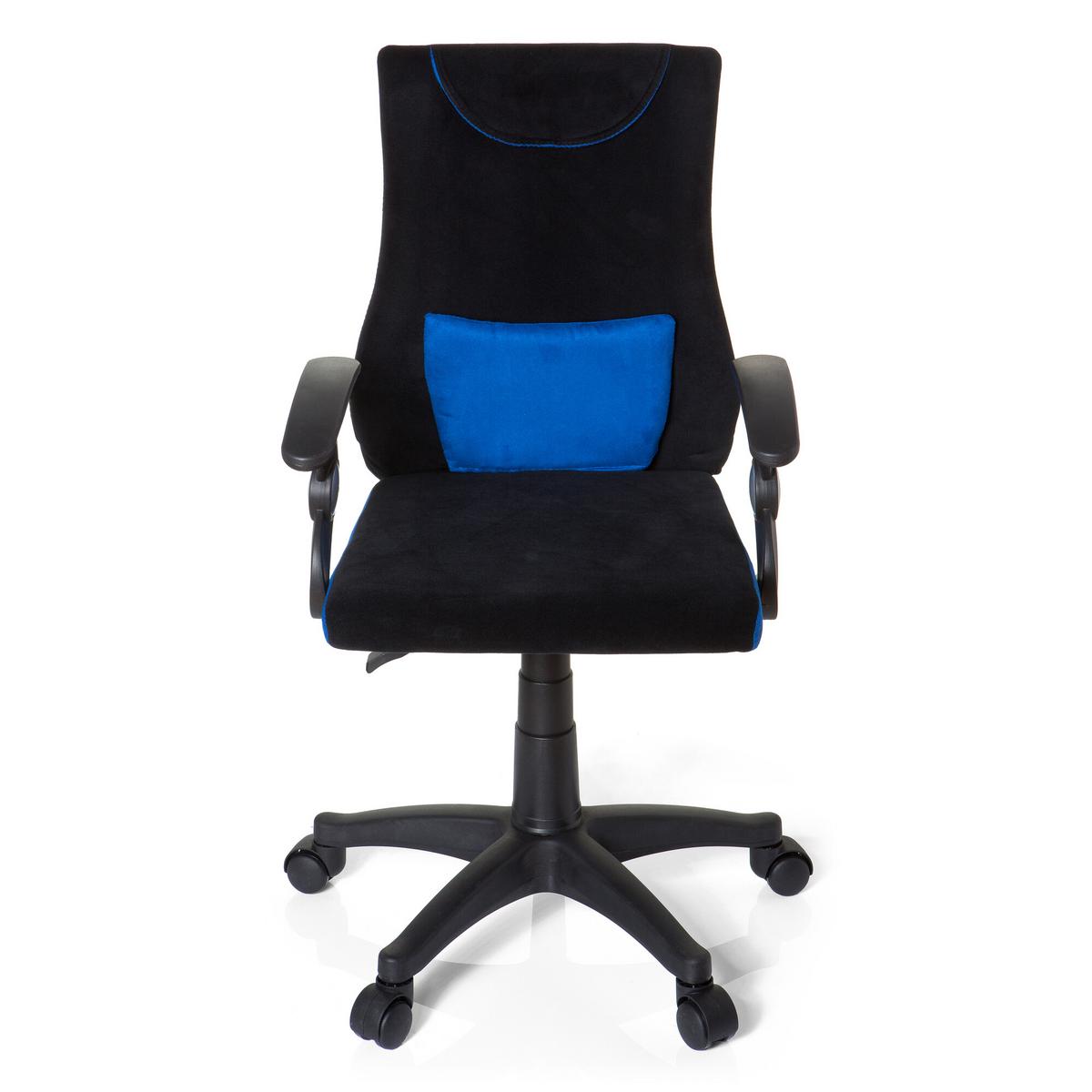 Jugenddrehstuhl Kiddy Pro Al Blau/Schwarz - Blau/Schwarz, Basics, Kunststoff (50/87-97/40cm) - MID.YOU