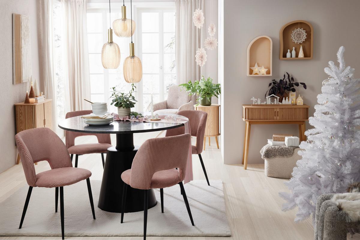 MISKA NA SVÍČKY DOMICIL I - bílá/přírodní barvy, Konvenční, kov/dřevo (10/6,5cm) - Modern Living
