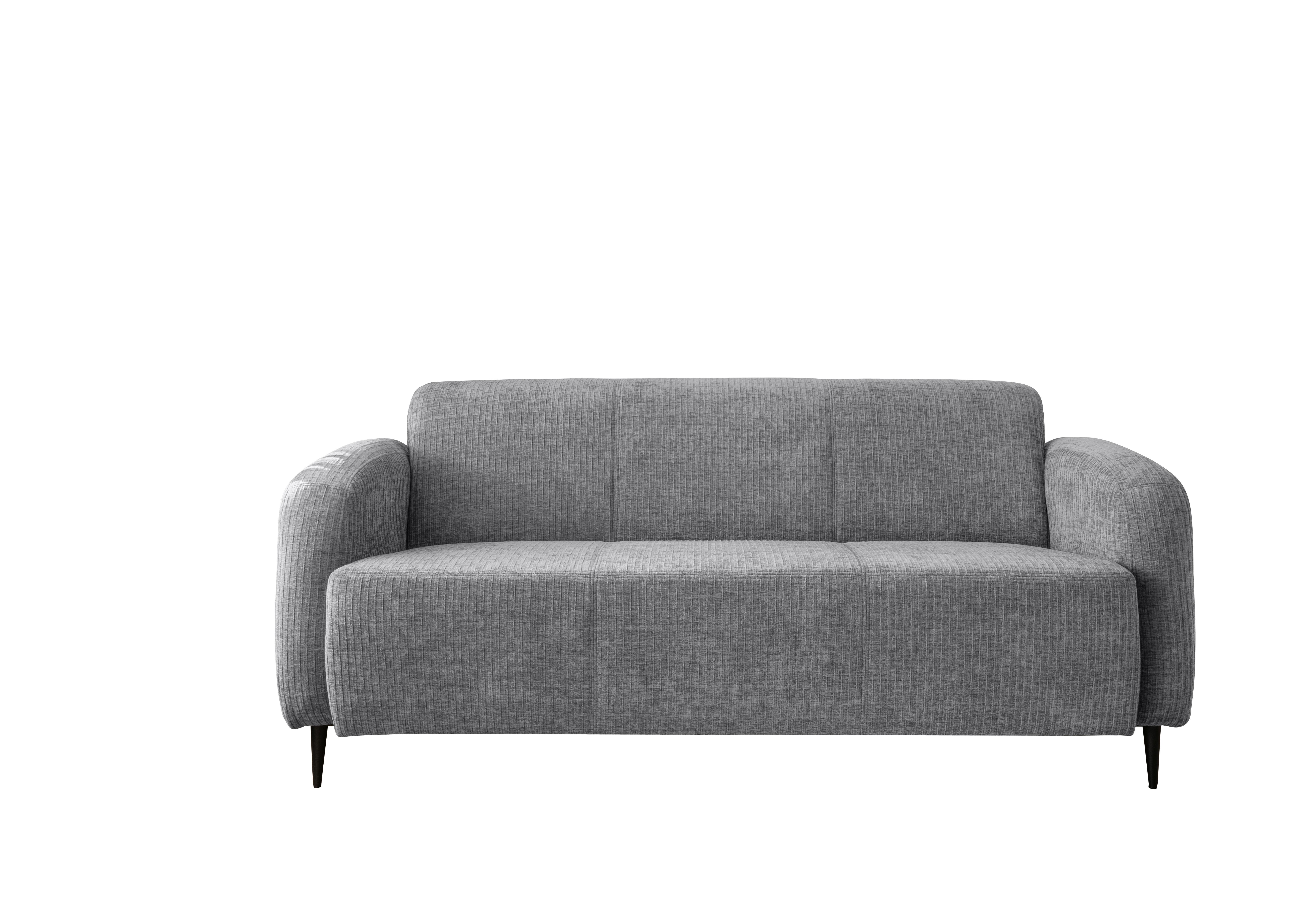3-Sitzer-Sofa Marone Grau B: 180cm - Schwarz/Grau, MODERN, Textil (180/76/90cm) - Livetastic