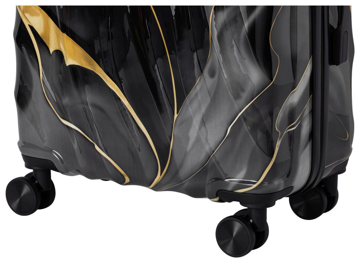 Reisekofferset Harald - Goldfarben/Schwarz, KONVENTIONELL, Kunststoff/Textil - Luca Bessoni