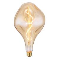 Deko-leuchtmittel 11536a - Messingfarben, Basics, Glas/Metall (16,5/28cm) - Globo