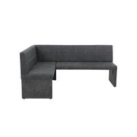 Eckbank Melanie Reb - Anthrazit, MODERN, Holz/Textil (200/90cm) - MID.YOU