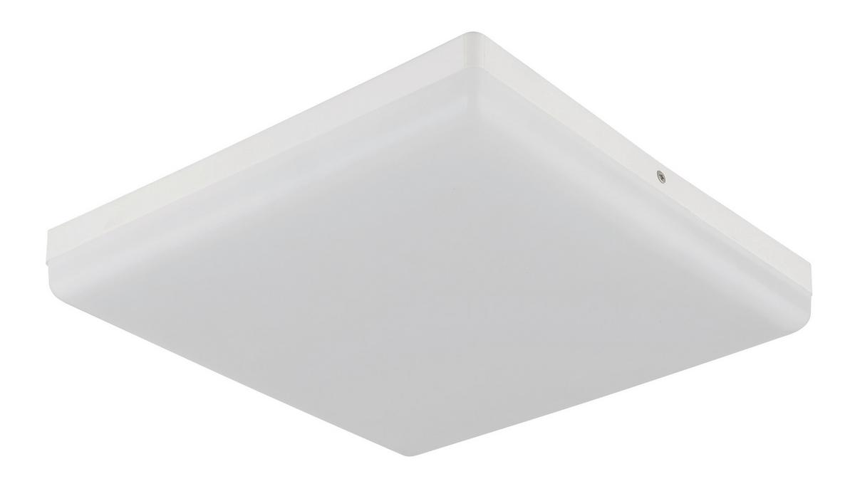 LED-Deckenleuchte Matthew Weiß L: 30 cm - Weiß, KONVENTIONELL, Kunststoff (30/30/5cm) - Globo