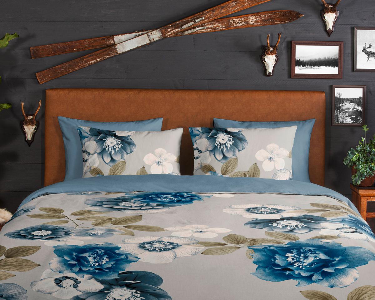 BETTWÄSCHE GABIN - Blau/Multicolor, Design, Textil (140/200cm)