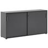 Aktenschrank versperrbar Serie 1500 Anthrazit B: 160 cm - Anthrazit, KONVENTIONELL, Holzwerkstoff (160/84,2/41cm) - MID.YOU