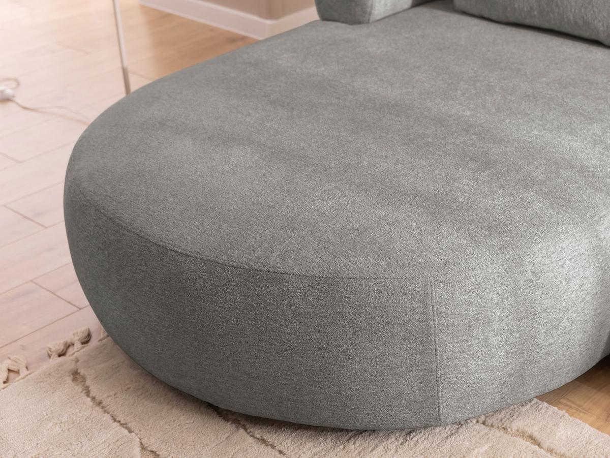 XXL-Sessel Ferro Grau B: 122 cm - Schwarz/Grau, Design, Textil (122/76/156cm) - Livetastic