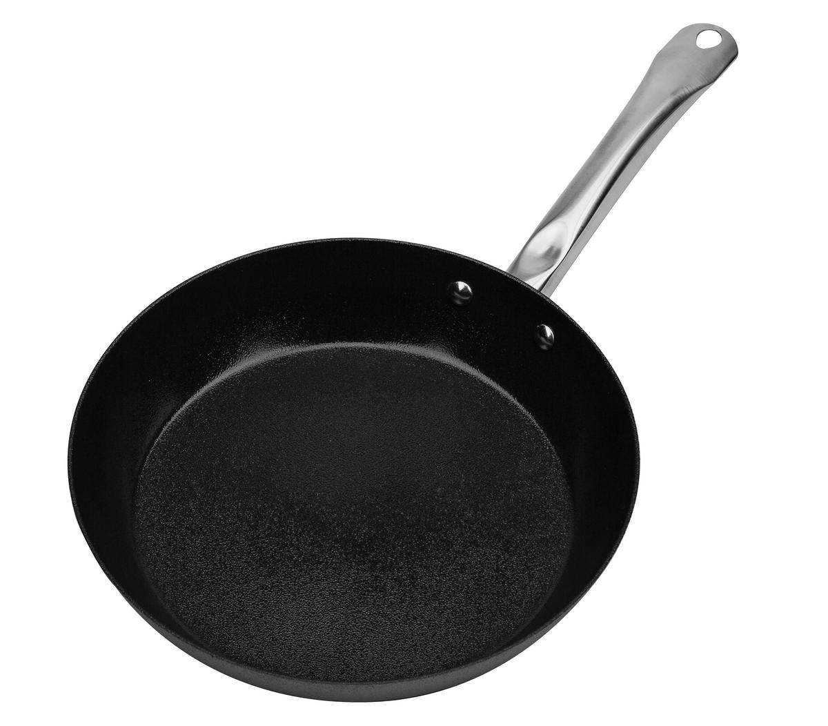 PFANNENSET 24+28 cm, 2--Teilig. - Schwarz, Basics, Metall (24+28cm) - GSW