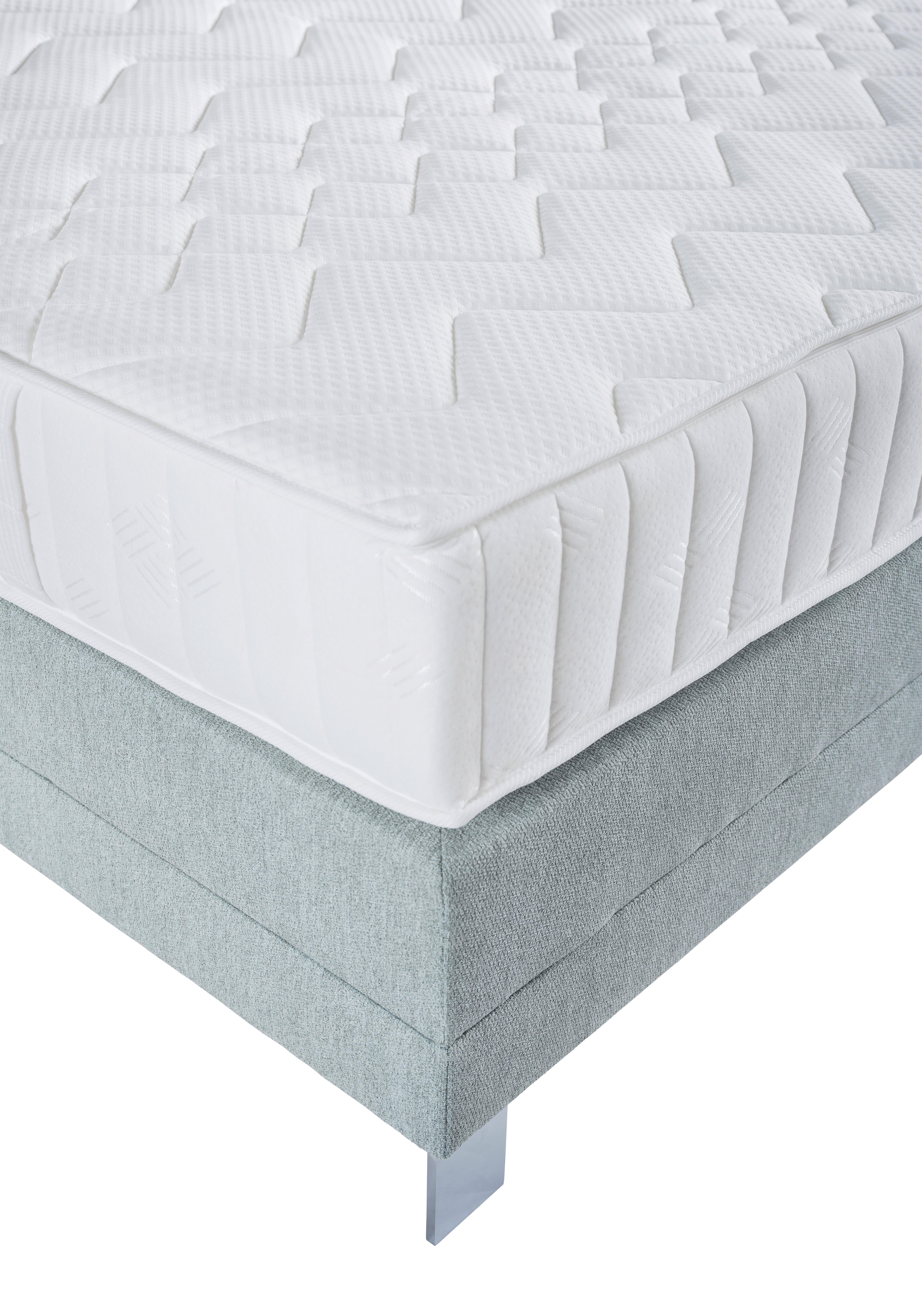 Taschenfederkernmatratze Avara - Weiß, MODERN, Textil (180/200cm) - Luca Bessoni