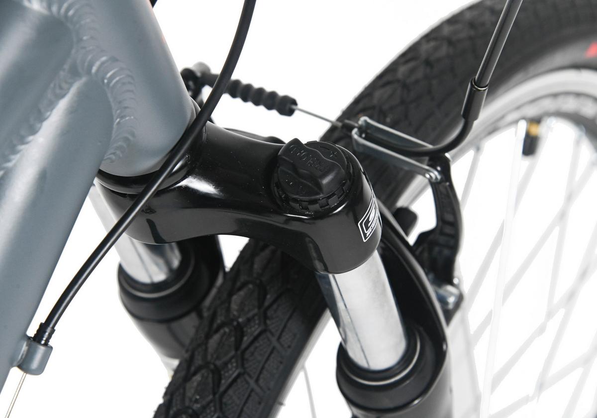 Kinderfahrrad 24'' Anthrazit - Anthrazit, MODERN, Metall (25/140/60cm)