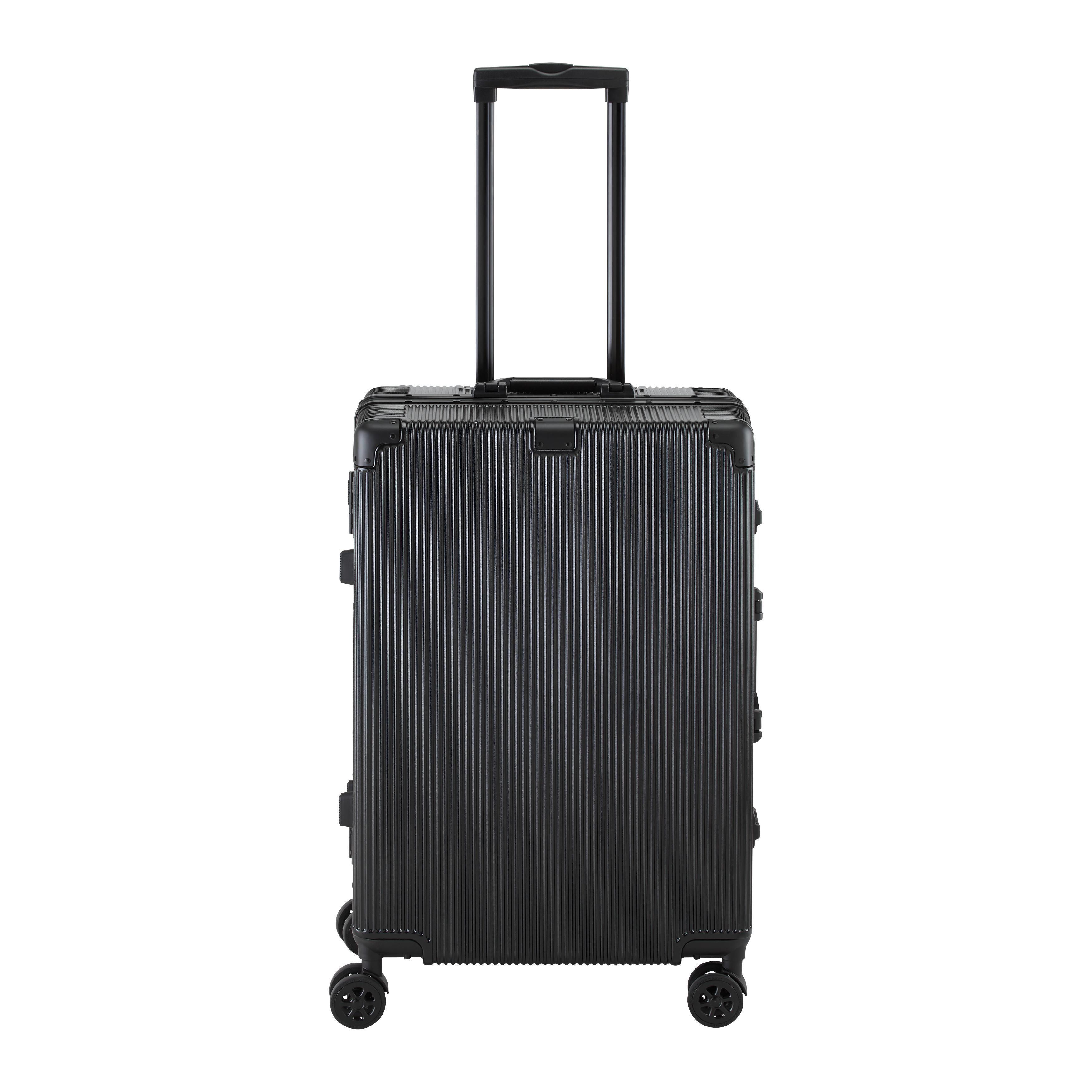 Cestovný kufor MIAMI -M- - čierna, Modern, kov/textil (44/27/68cm) - Mömax