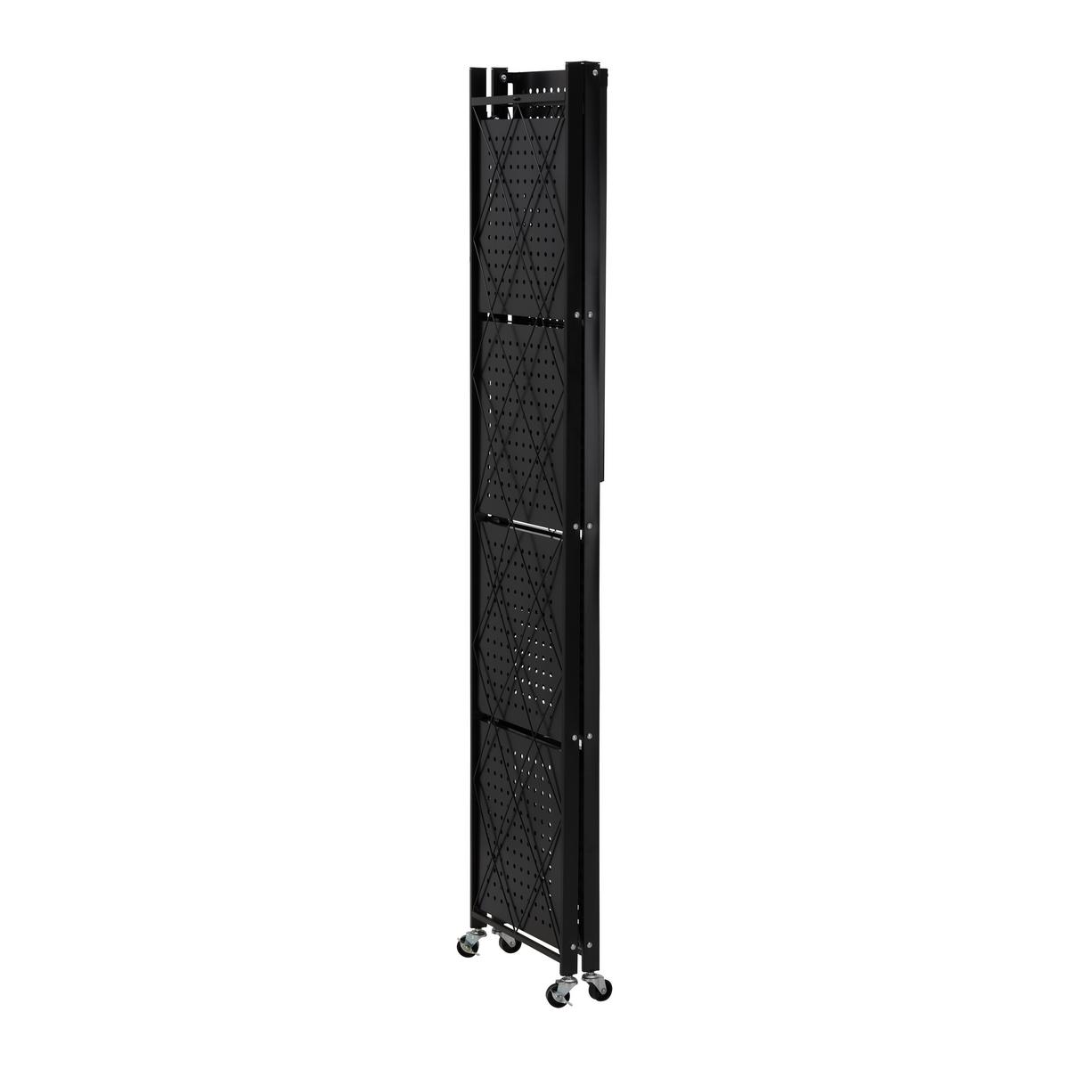 Kancelársky regál SANDRO čierny - čierna, Modern, kov/plast (72/163/36cm) - P & B