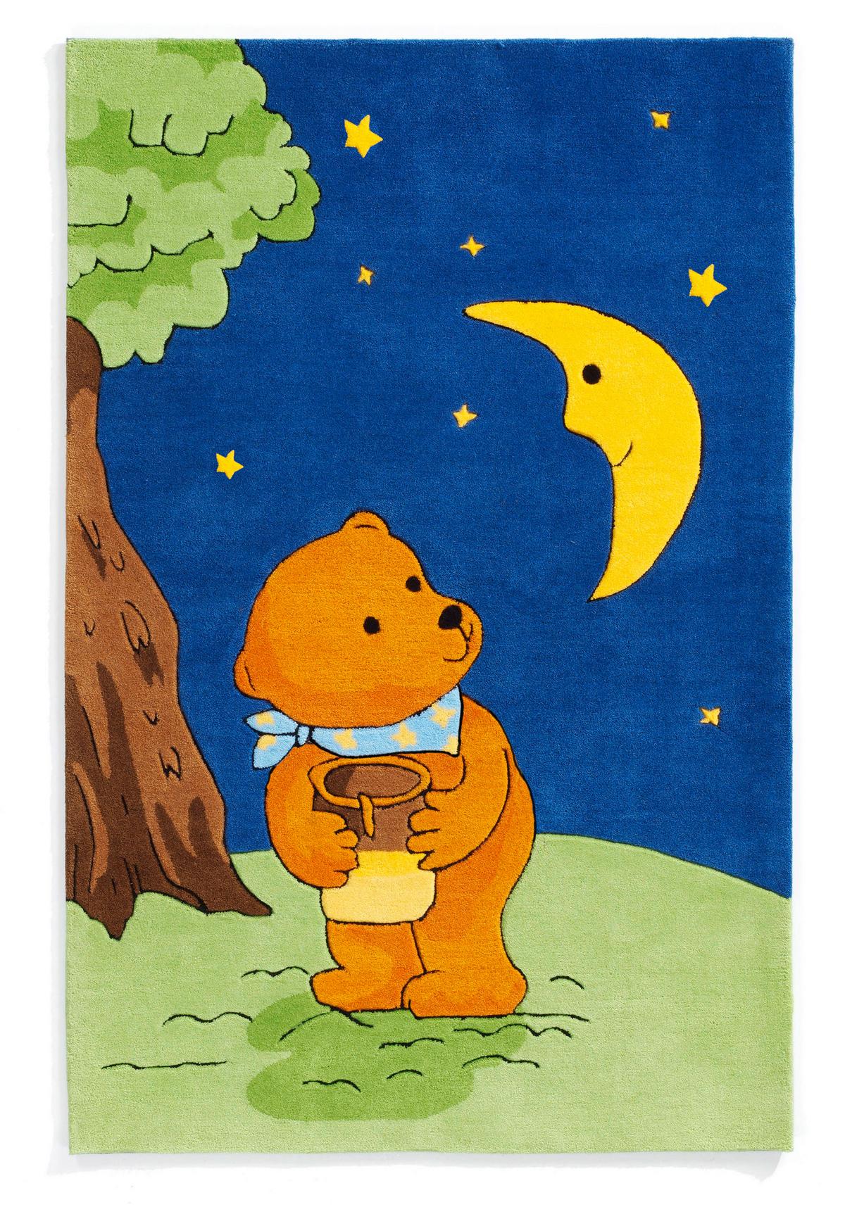 Kinderteppich Mo-1369 - Blau/Grün, Trend, Textil (130/190cm)