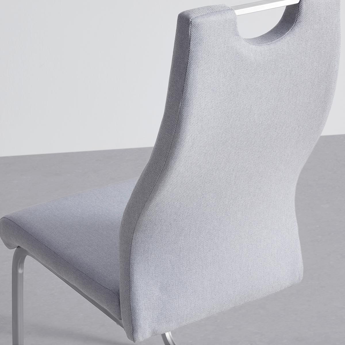 Szánkótalpas Szék New York S - nemesacél/szürke, Konventionell, textil/fém (58/101/44cm) - Nedis SmartLife