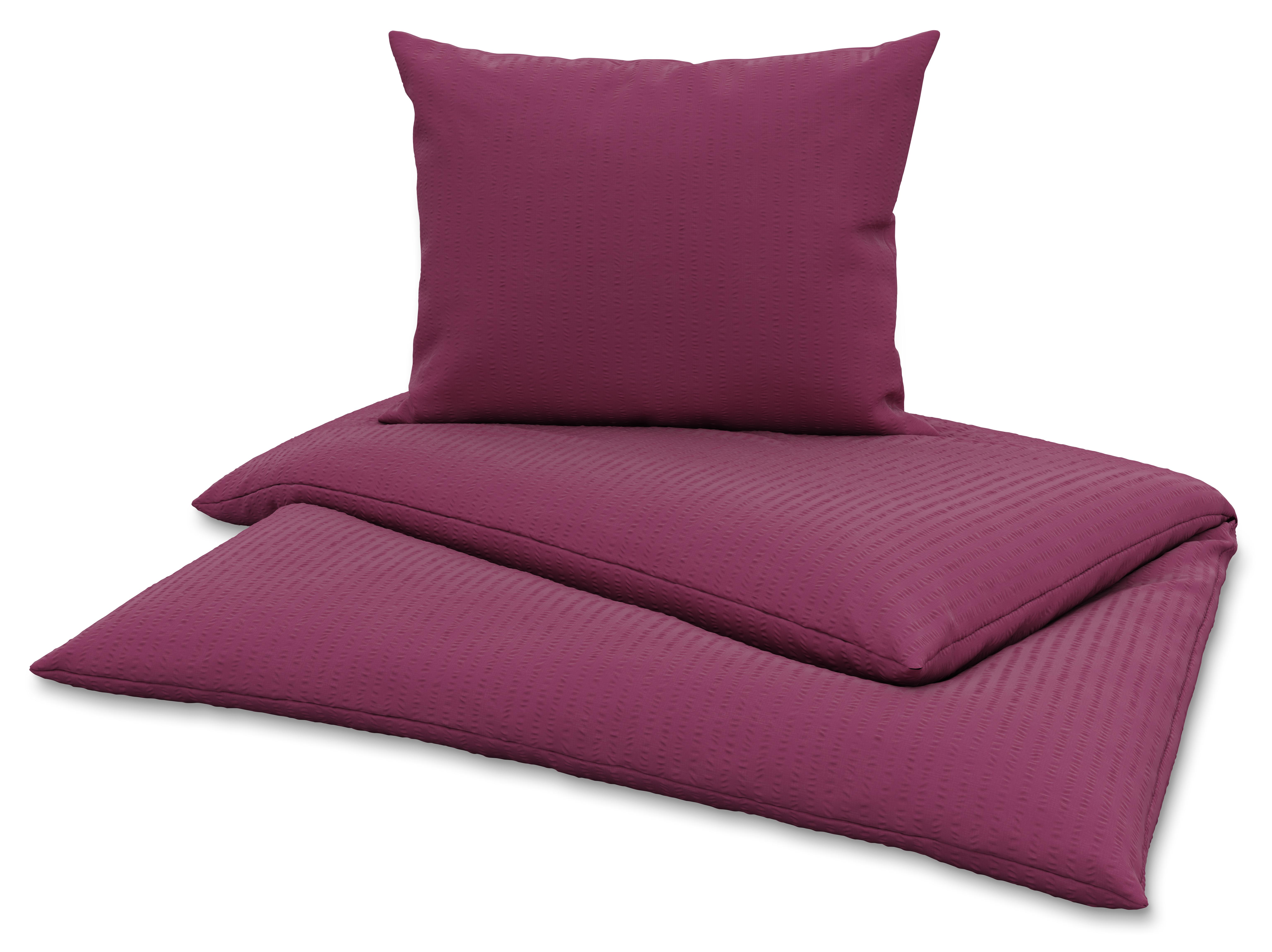 Beere 100% Baumwolle Seersucker  waschbar bis 60C  B/L:ca. 70/90 140/200 cm