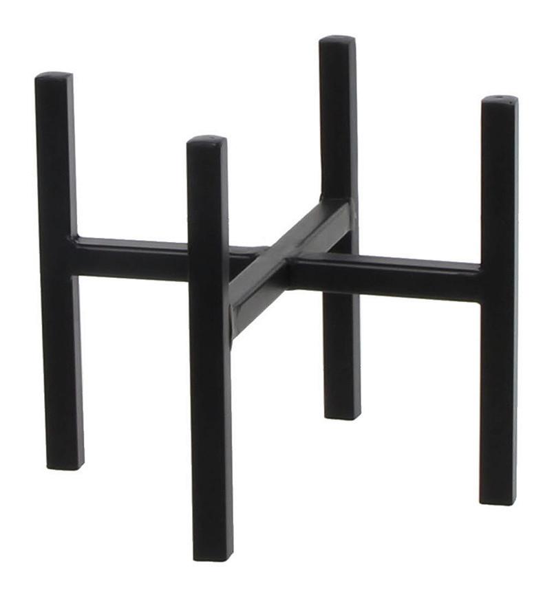 Dekorační stojan Ascot, V: 16cm - černá, Basics, kov (16,5/16cm) - Modern Living