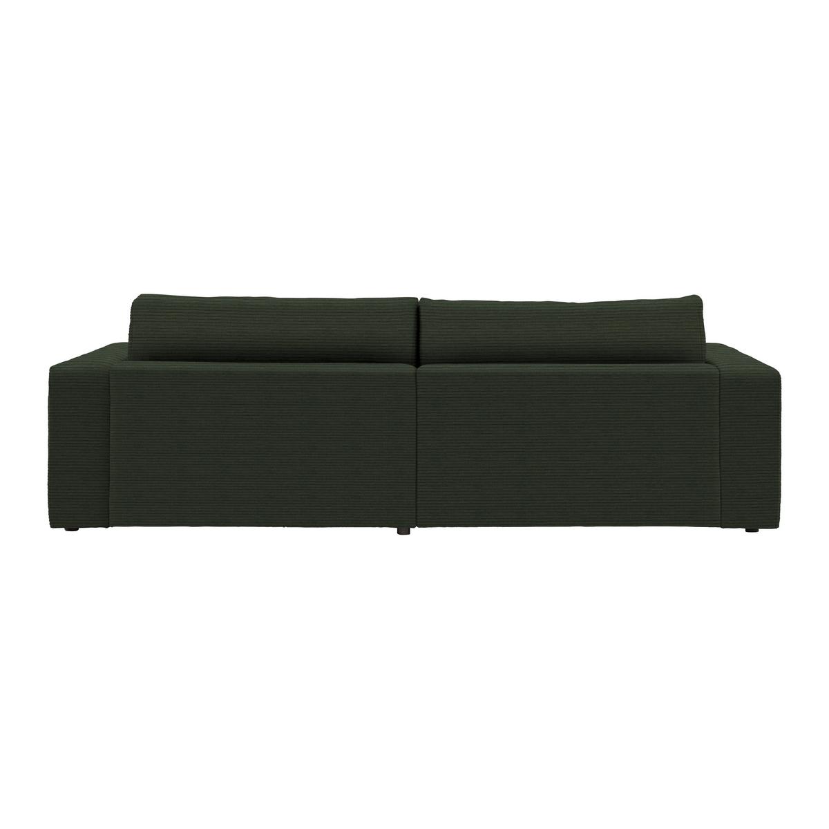 Rohová sedačka FABIONA, pravá, zelený menčester, zelená - čierna, Modern, drevo/plast (268/194cm) - Premium Living