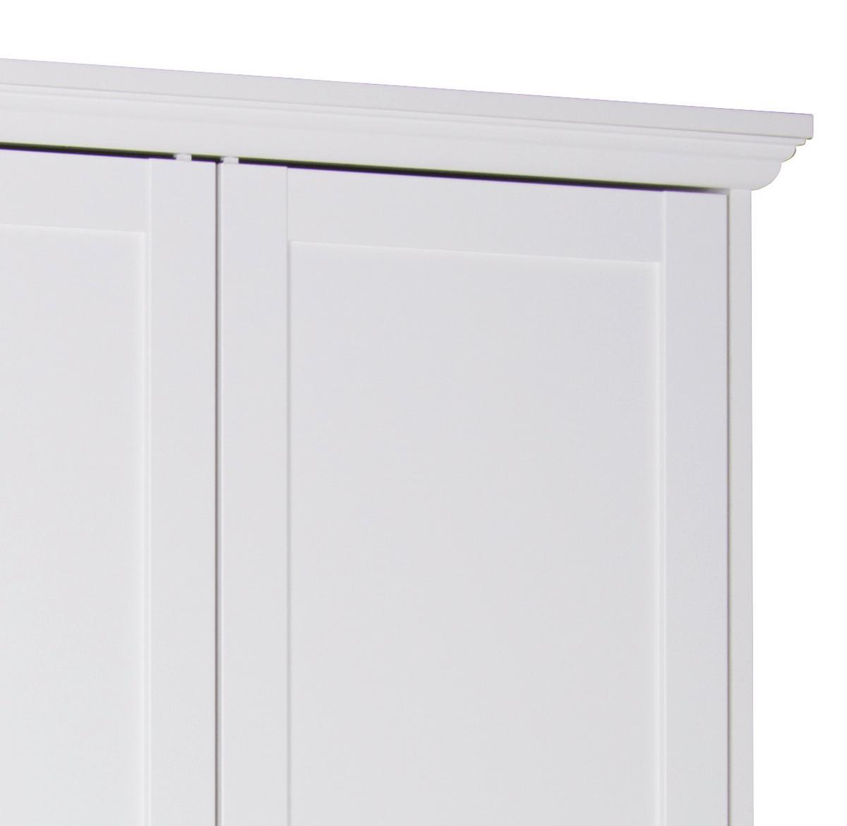 Kleiderschrank mit Schubladen 80cm Landwood 14 Weiß - Weiß, LIFESTYLE, Holzwerkstoff (80/200/51cm) - MID.YOU