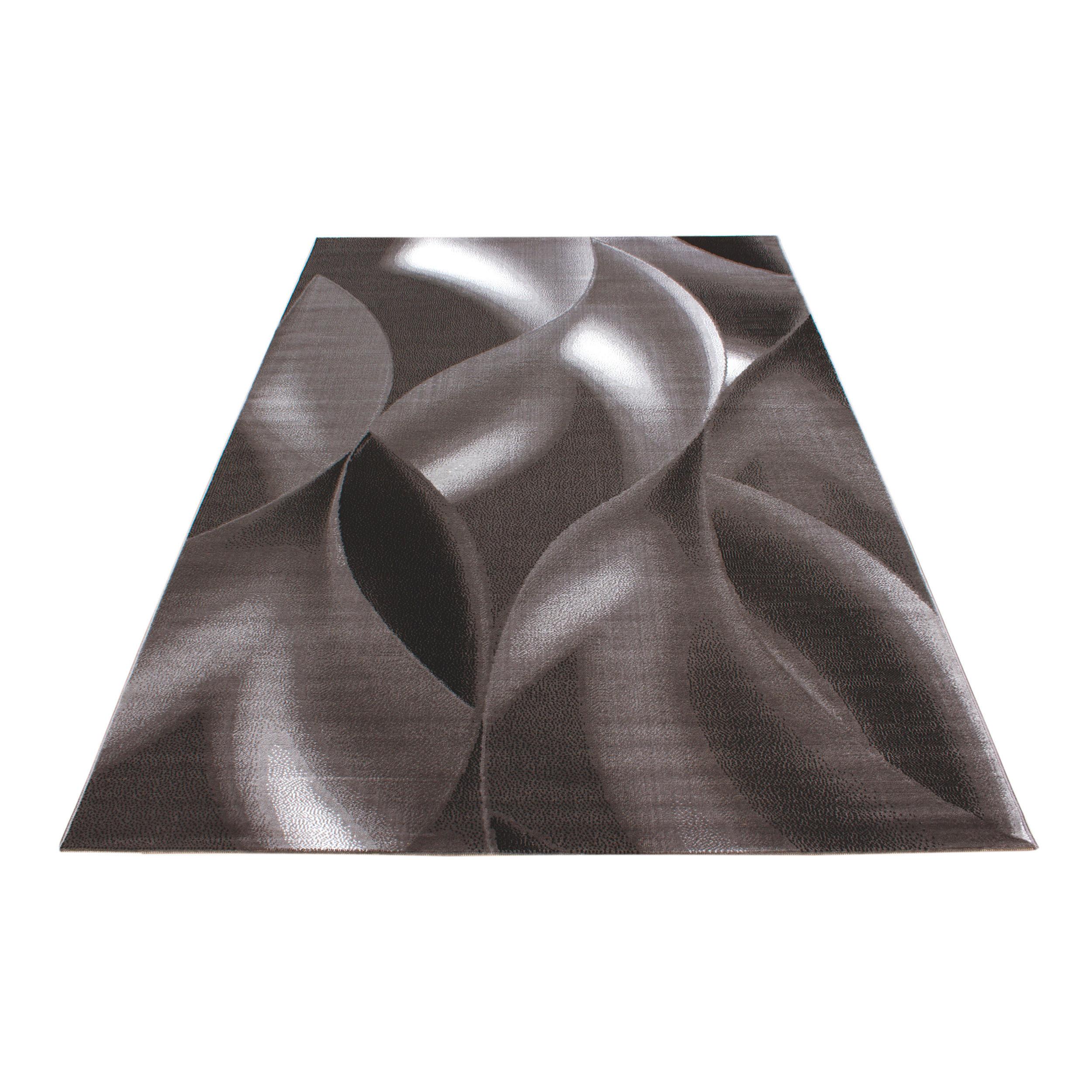Webteppich Braun/Weiß Naturfaser Plus 120x170 cm - Braun/Weiß, Design, Textil (120/170cm) - Novel