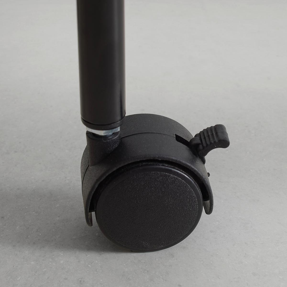 Univerzální stolík VICKY - černá/přírodní barvy, Moderní, kov/plast (40/81,5/23cm) - Mömax