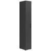 Schrank Multi,cabinet 1 Door, S588-Reg - Graphitfarben, MODERN, Holzwerkstoff (30/195/40cm)