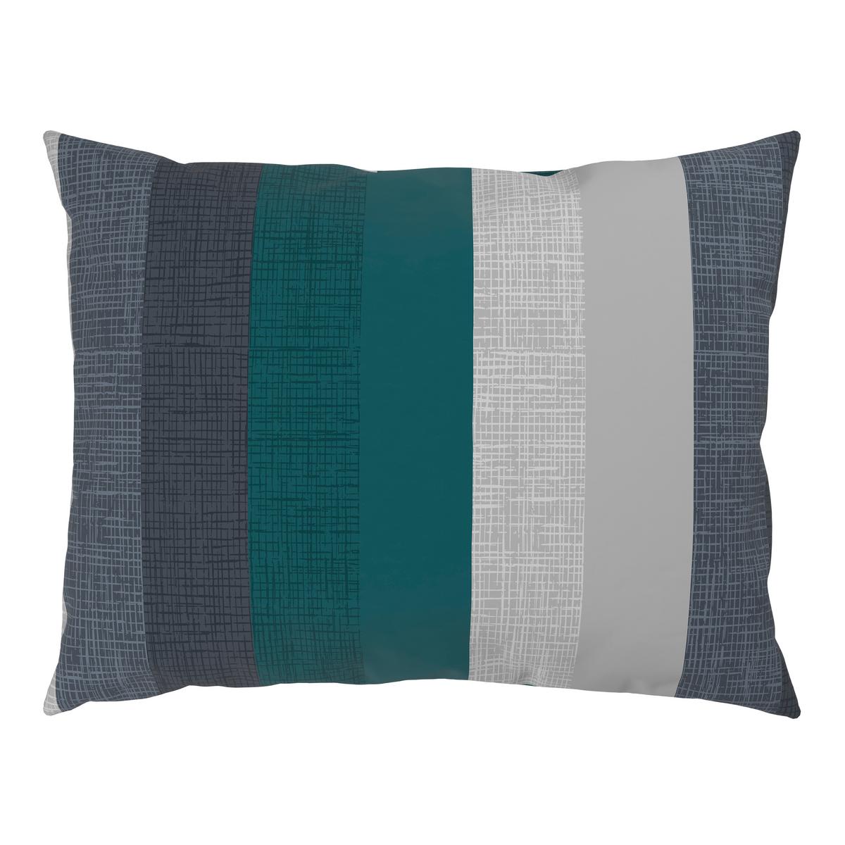 BETTWÄSCHE LINKÖPING - Petrol/Grau, MODERN, Textil - Luca Bessoni