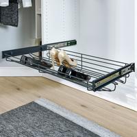 PODLOŽKA NA BOTY UNIT - antracitová, Moderní, kov (42,5/14/46,2cm) - Ondega