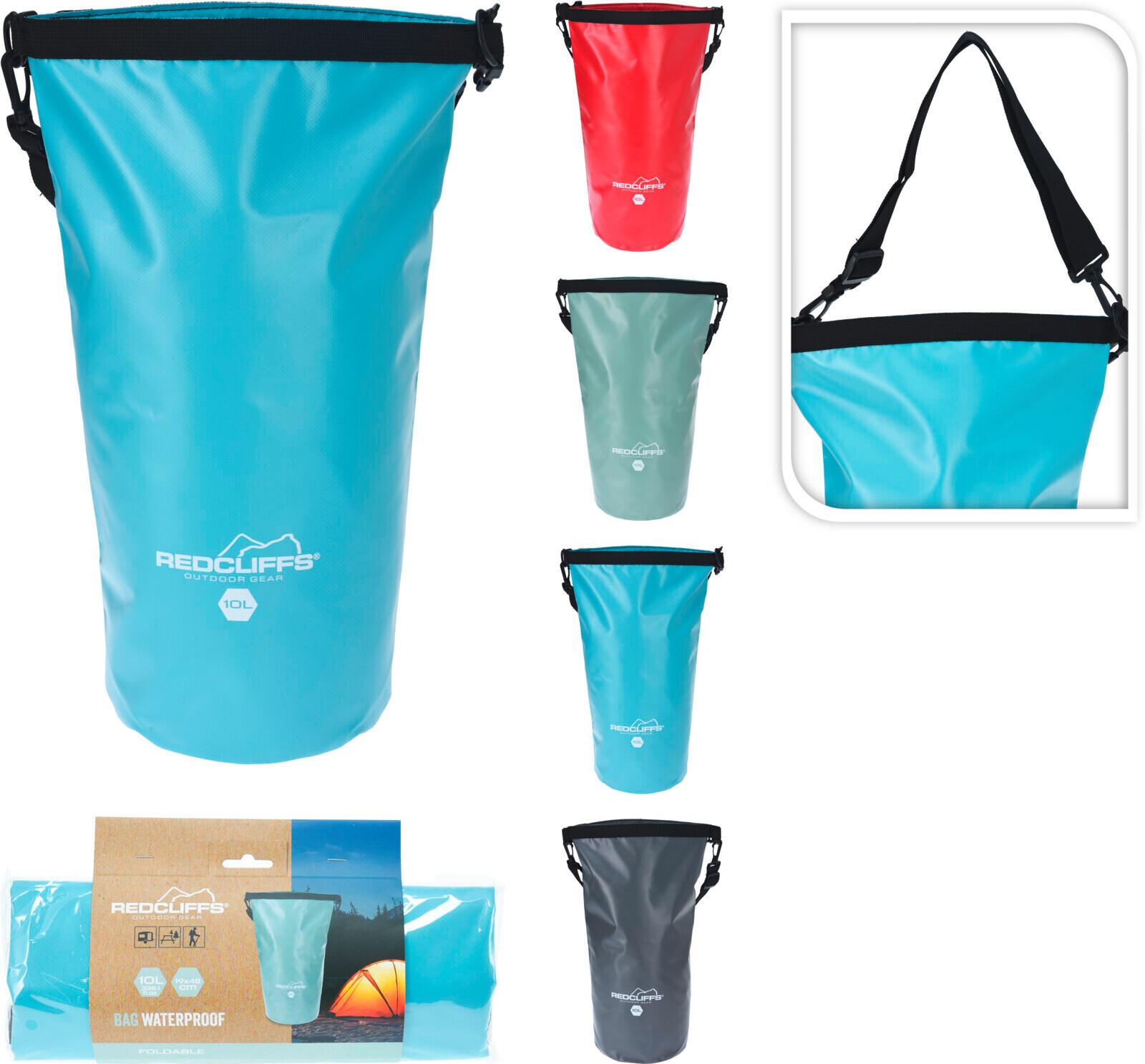 Seesack Seetasche - Blau/Rot, Basics, Kunststoff (10l)