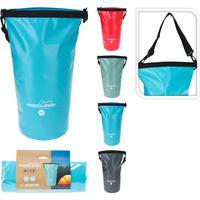 Seesack Seetasche - Blau/Rot, Basics, Kunststoff (10l)