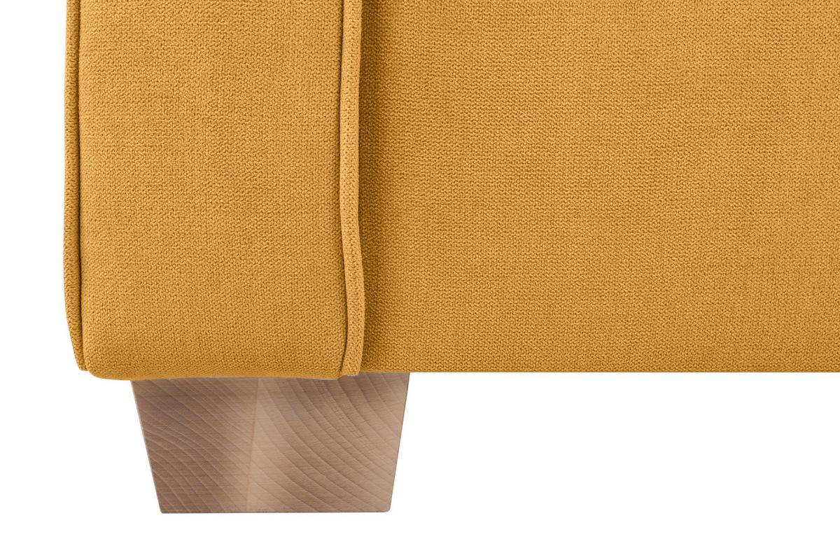 Sessel Arles, Gelb 40 B: 93 Cm - Gelb/Buchefarben, Design, Textil (93/89/82cm) - MID.YOU