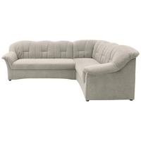 Ecksofa Papenburg Hellgrau - Hellgrau/Schwarz, KONVENTIONELL, Textil (243/192cm) - MID.YOU