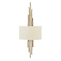 Wandleuchte Spyre 2-flammig Champagner-/goldfarben - Champagner, Natur, Metall (68,6/30,5/12.7cm) - Elstead Lighting