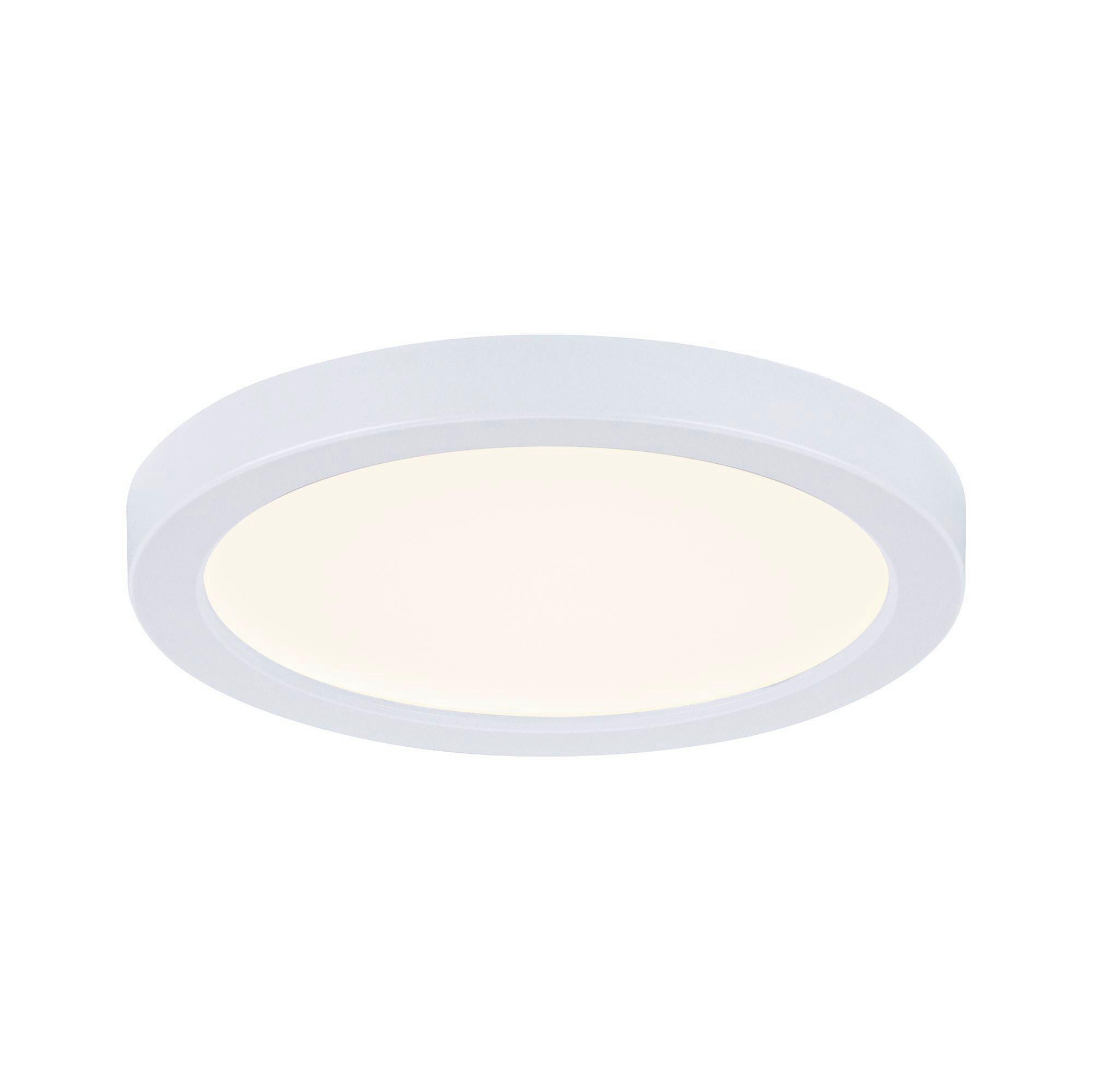 Led-paneel Ø 11,8 Cm Rund - Weiß, Design, Kunststoff (11,8/1,2cm) - Paulmann