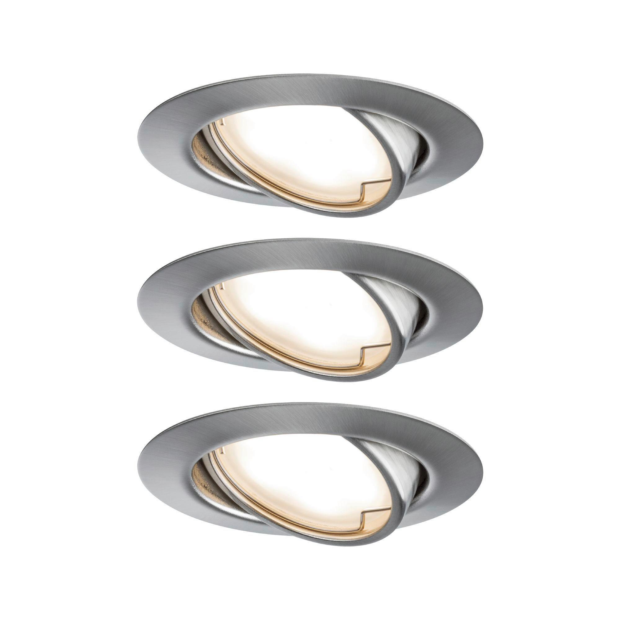 Deckenleuchte 3er-Set Ø 9 cm 3-Flammig, dimmbar - Basics (9,0cm) - Paulmann