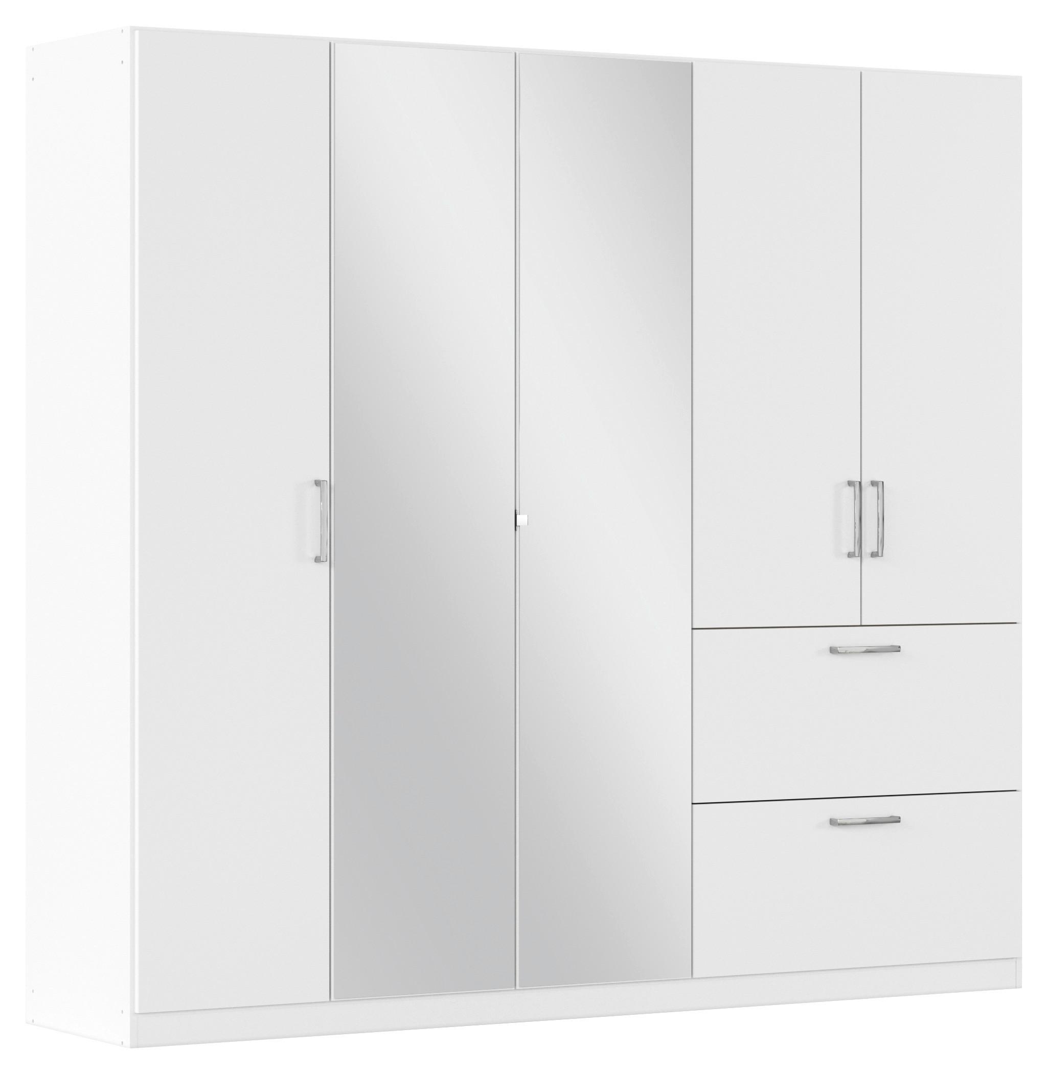 Drehtürenschrank Padua Weiß B: 225 cm - Weiß, MODERN, Holzwerkstoff (225/210/54cm) - Rauch Möbel