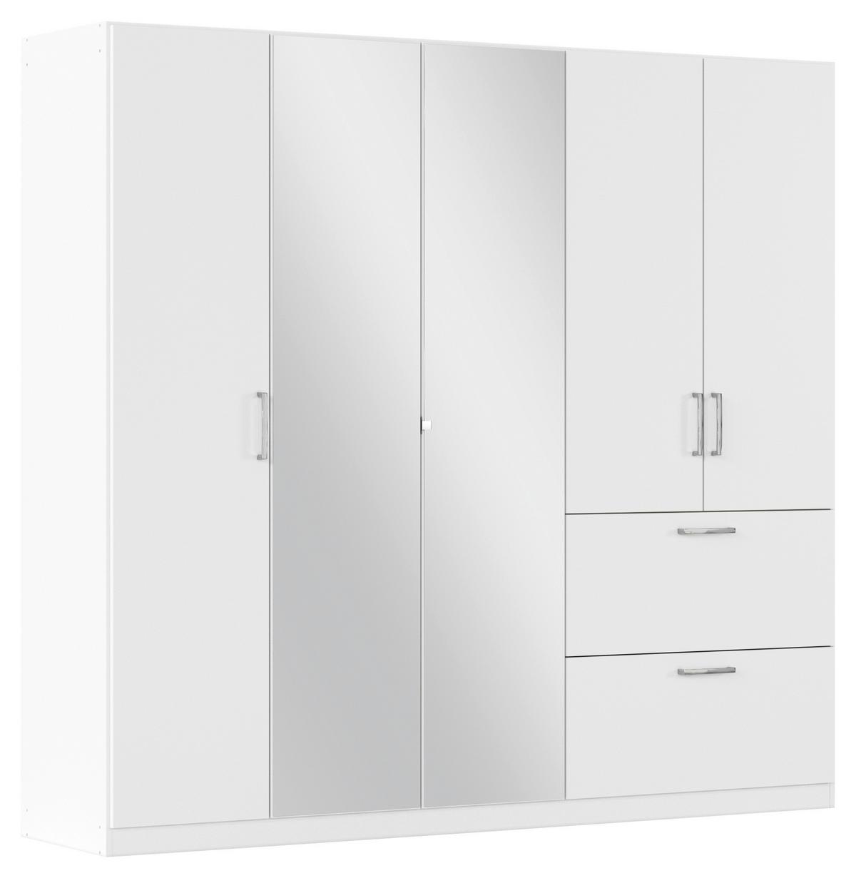 Drehtürenschrank Padua Weiß B: 225 cm - Weiß, MODERN, Holzwerkstoff (225/210/54cm) - Rauch Möbel