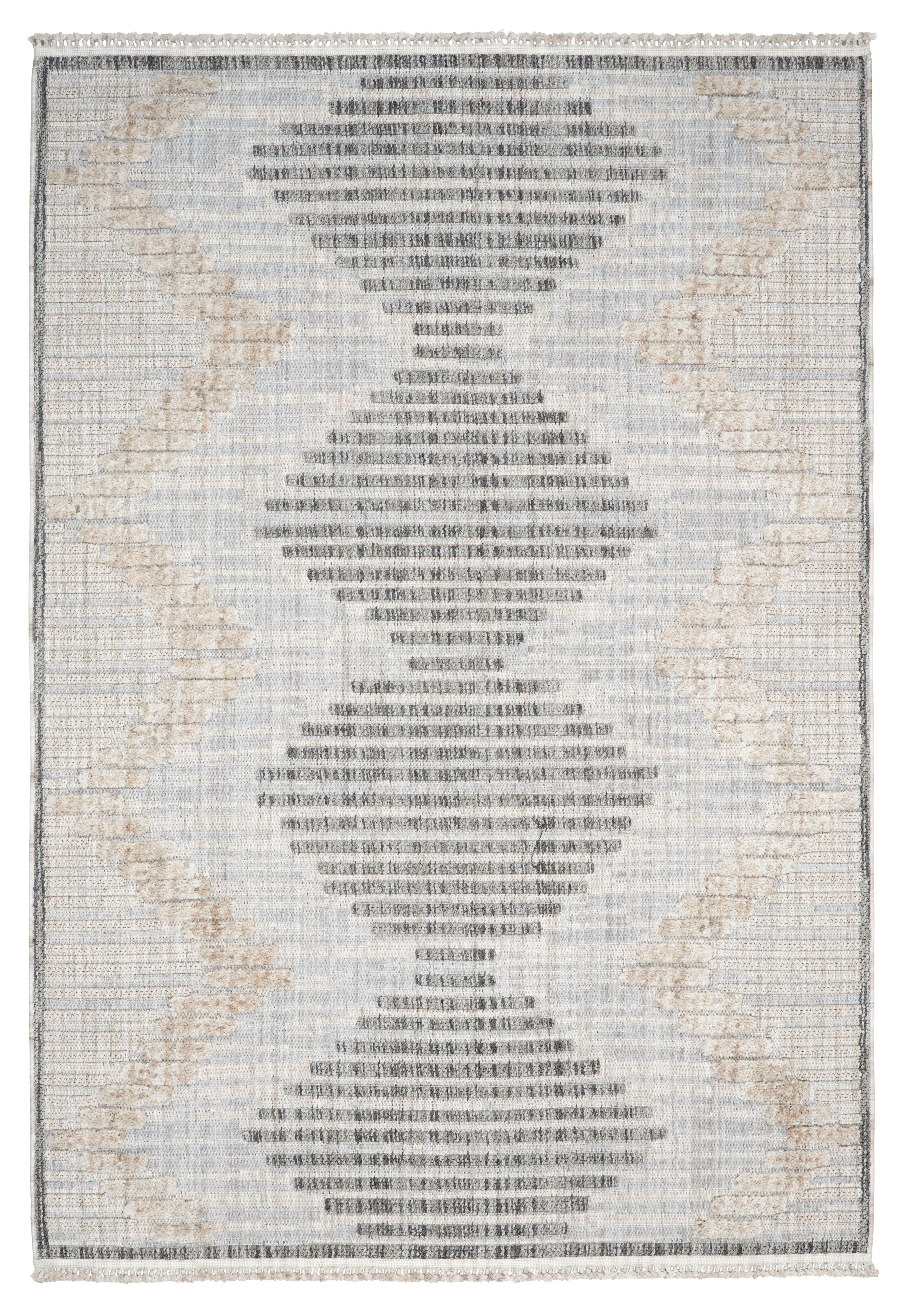 Plocho Tkaný Koberec Valencia, 160/230cm - béžová, Moderný, textil (160/230cm) - Modern Living
