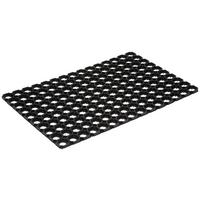 Fußmatte Alexander 40x60 Cm Gummi Rutschfest - Schwarz, KONVENTIONELL, Kunststoff (40/60cm) - Ondega